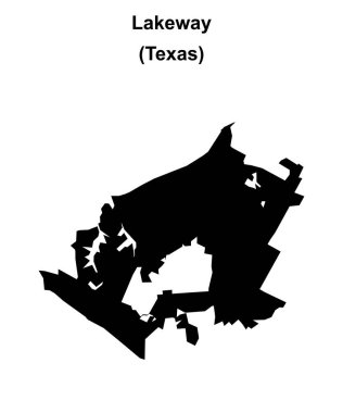 Lakeway (Texas) boş ana hat haritası