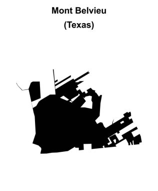 Mont Belvieu (Texas) boş ana hat haritası