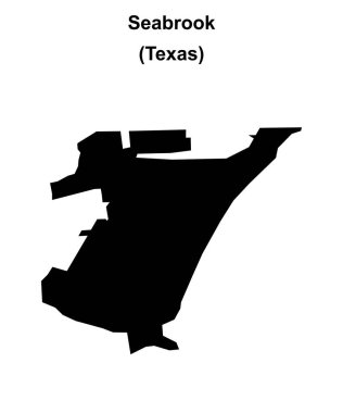 Seabrook (Texas) boş ana hat haritası