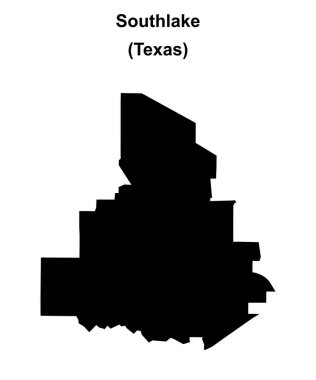 Southlake (Texas) boş ana hat haritası