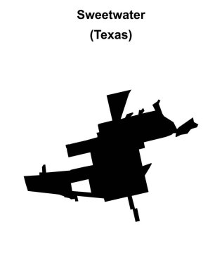 Sweetwater (Texas) boş ana hat haritası