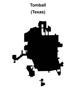 Tomball (Texas) boş ana hat haritası