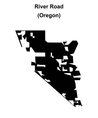 Nehir Yolu (Oregon) boş ana hat haritası