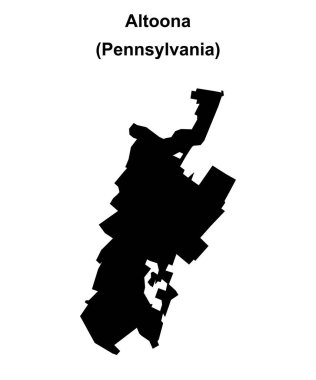 Altoona (Pennsylvania) boş ana hat haritası