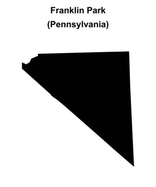 Franklin Park (Pennsylvania) boş ana hat haritası