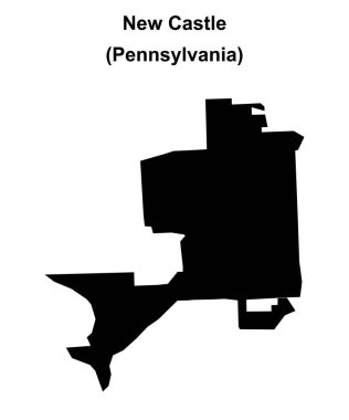 Yeni Kale (Pennsylvania) boş ana hat haritası