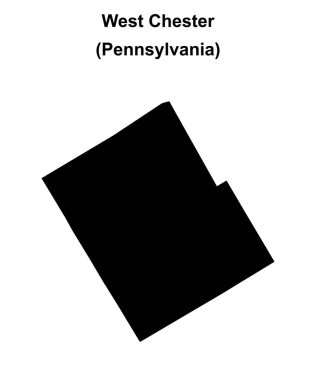 Batı Chester (Pennsylvania) boş ana hat haritası