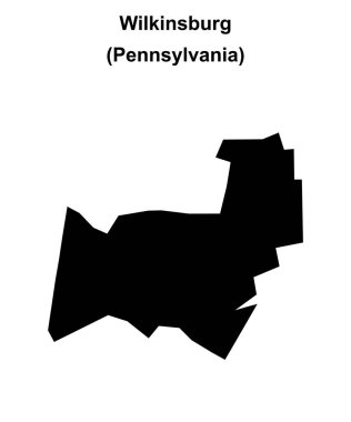 Wilkinsburg (Pennsylvania) boş ana hat haritası