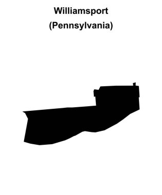 Williamsport (Pennsylvania) boş ana hat haritası