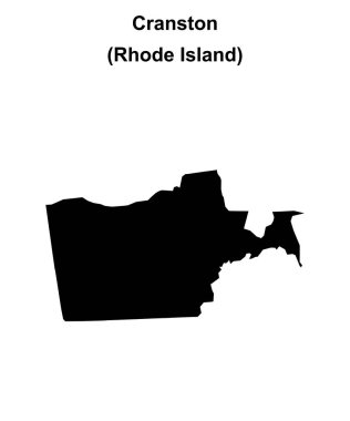 Cranston (Rhode Island) boş ana hat haritası