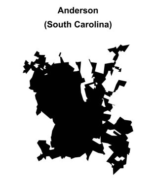Anderson (Güney Carolina) boş ana hat haritası
