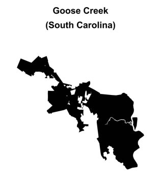 Goose Creek (Güney Carolina) boş ana hat haritası