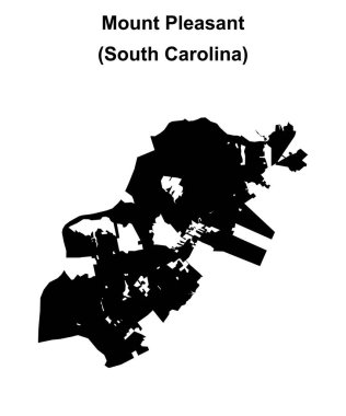 Mount Pleasant (Güney Carolina) boş ana hat haritası