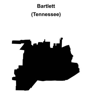 Bartlett (Tennessee) boş ana hat haritası