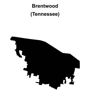 Brentwood (Tennessee) boş ana hat haritası