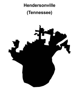 Hendersonville (Tennessee) boş ana hat haritası