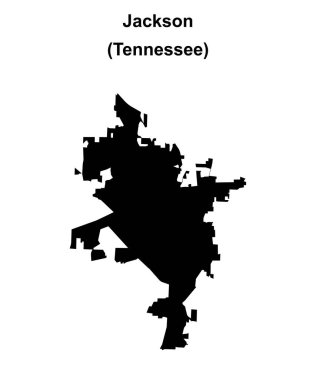 Jackson (Tennessee) boş ana hat haritası