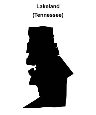 Lakeland (Tennessee) boş ana hat haritası