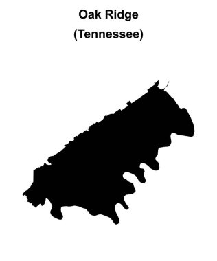 Oak Ridge (Tennessee) boş ana hat haritası