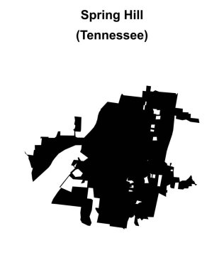 Spring Hill (Tennessee) boş ana hat haritası