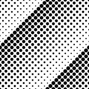 Kusursuz tek renkli daire şablonu - soyut vektör grafik tasarımı