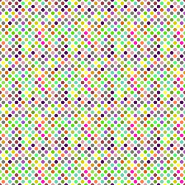 Kusursuz nokta desenli arkaplan - renkli soyut geometrik vektör çizimi