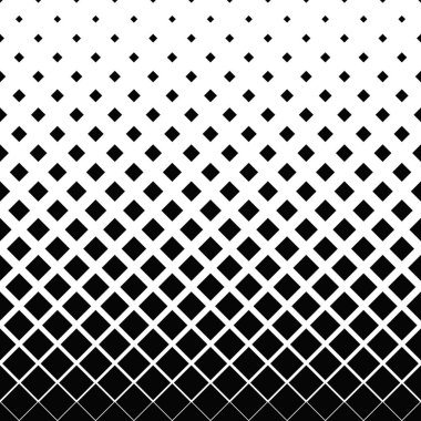 Tek renkli kare desen arka plan tasarımı - karelerden soyut vektör grafiği