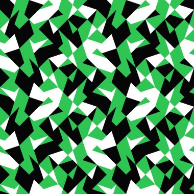 Üçlü mozaik şablon arka planı - kusursuz soyut vektör grafiği