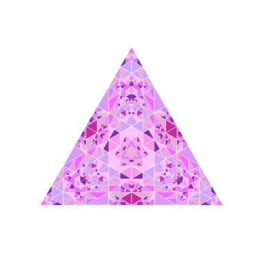 Çokgen geometrik soyut dekoratif mozaik üçgen çokgeni