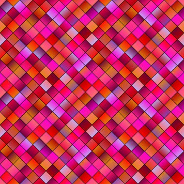 Geometrik soyut dikişsiz diyagonal kare desen arka plan
