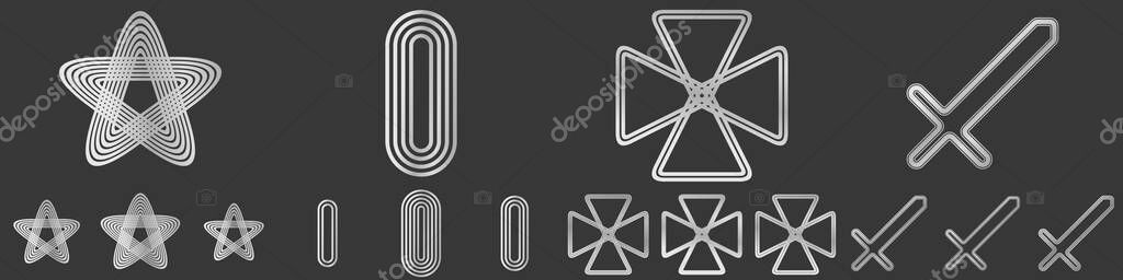 Line logo design collection