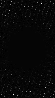 Yarım ton geometrik yuvarlak nokta desenli arkaplan - döngüsel canlandırma