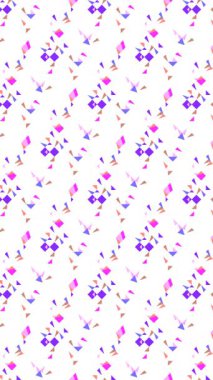 Geometrik renkli üçgen mozaik desen arkaplanı