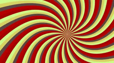 Renkli psikedelik sarmal girdap yıldız patlaması arka planı - kusursuz döngü canlandırması