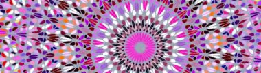 Geometrik dinamik taç yaprağı mozaik desenli mandala arka planı - kusursuz döngü animasyonu