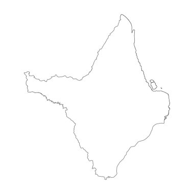 Amapa durumu boş ana hat haritası