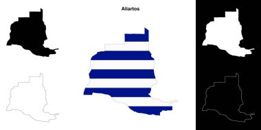 Aliartos boş çizgi haritası seti