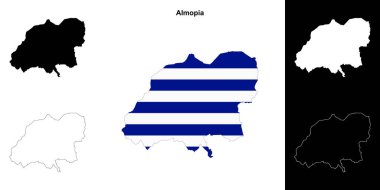 Almopia boş çizgi haritası ayarlandı