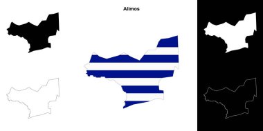 Alimos boş çizgi haritası seti