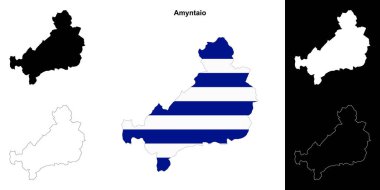 Amyntaio boş ana hat haritası seti