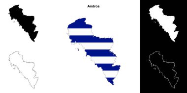 Andros boş çizgi haritası seti