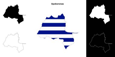 Apokoronas boş ana hat haritası seti