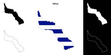 Athos boş çizgi haritası seti