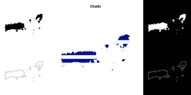 Chalki boş çizgi haritası ayarlandı