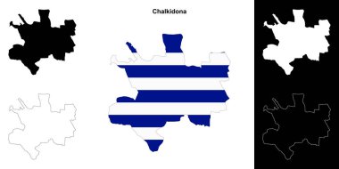 Chalkidona boş ana hat haritası seti
