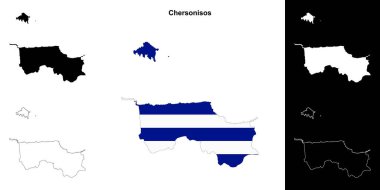 Chersonisos boş ana hat haritası seti