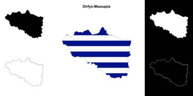 Dirfys-Messapia ana hat haritası seti