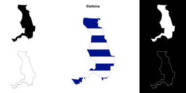 Elefsina boş ana hat haritası seti