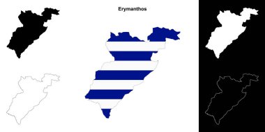 Erymanthos boş ana hat haritası seti
