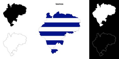 Iasmos boş çizgi haritası seti